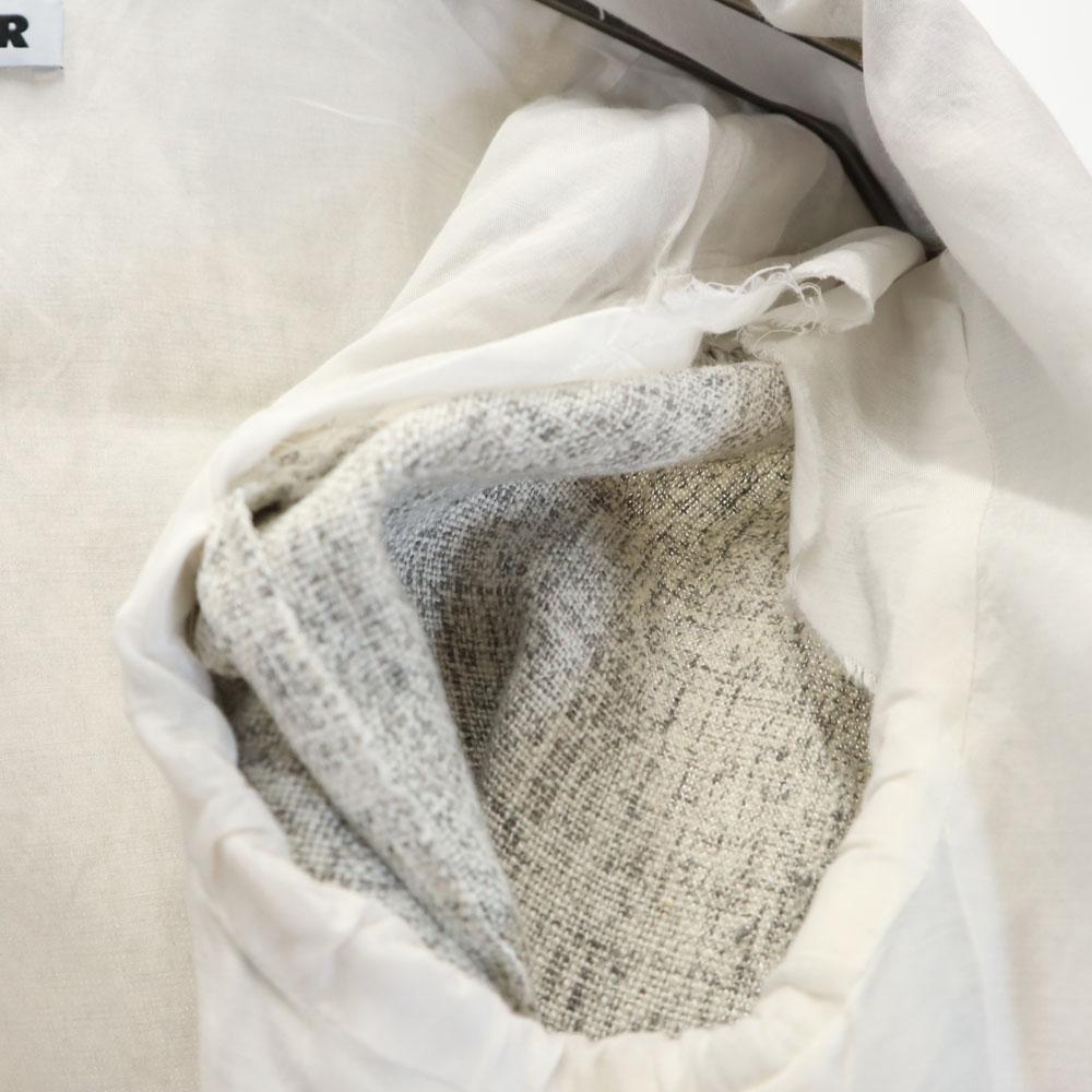 Jil Sander 100% лен, сделано в Италии Юбочный костюм Комплект 38/Неизвестный серый Женский Б/у