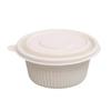 Eco-friendly 900ml Round Biodegradable Meal Boxes