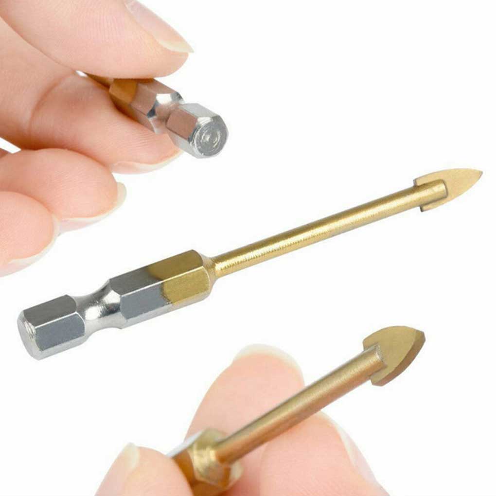 6pcs Drill Bits Power Tool Accessories Device for Drills Tools Handy Supplies Accessory Alloy Mountings Sturdy