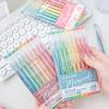 9pcs Morandi Gray Pens Set Multi Color Gel Ink Pens Vintage Marker Liner 0.5mm Stationery Gift