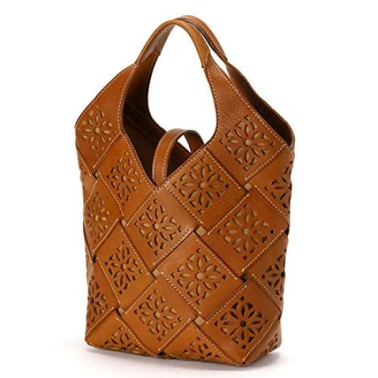 Сумка-тоут Устойчивая Ажурная Черная [Genten]