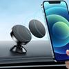 Universal Magnetic Car Phone Holder Stand For iPhone Samsung Magnet Mount Round Car Holder Dashboard Mobile Phone Holder