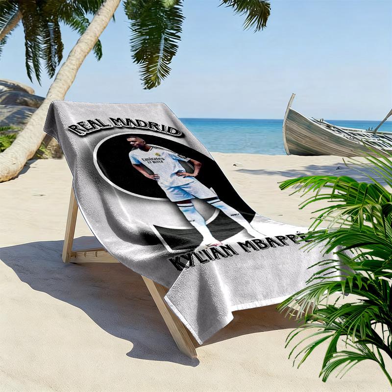 Lionel Messi: Legend Field beach towel Beach towel for vacation photos soft swim quick-drying swim towel Outdoor pool towel Comfort