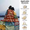 Chapter Celebration Customize Your Name Blankets Comfortable Soft Lightweight Multiseason Blanket For Picnics Sofas Offices Beds Living Rooms Perfect