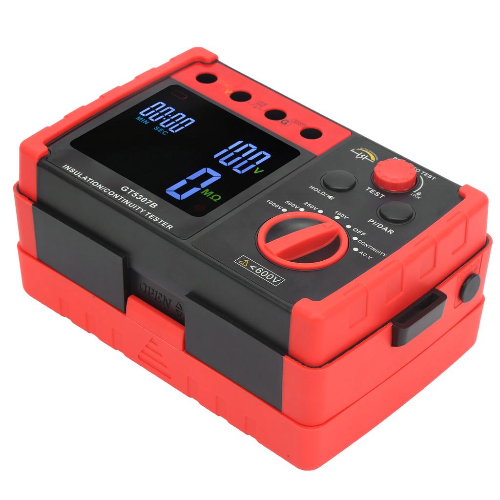 GT5307B Digital Insulation Resistance Tester Digital High Voltage Megohmmeter Resistance Meter