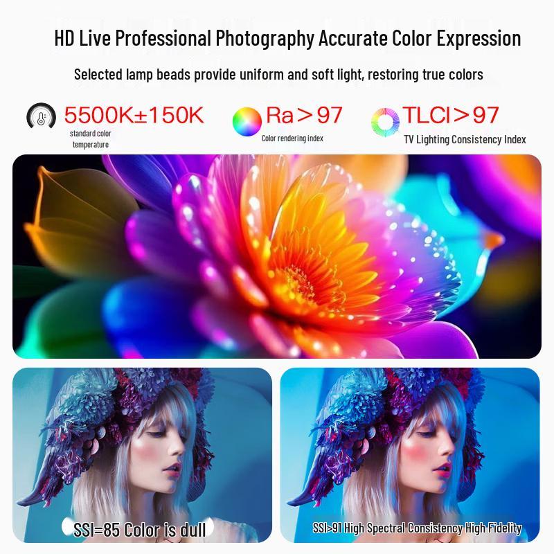 JINBEI JL-220 Комплект светодиодного видеосвета с восьмиугольным софтбоксом BM95