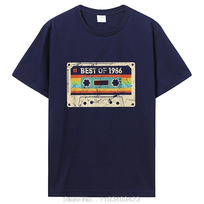 Funny Vintage 1986 T Shirt Summer Style Graphic Cotton Streetwear T-shirt Birthday Gifts Tshirt Unisex Clothing