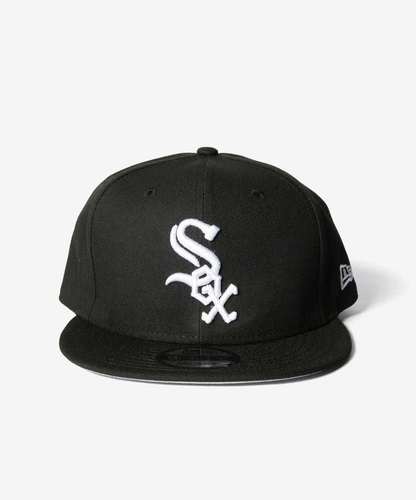 New Era Кепка 9FIFTY Chicago White Sox MLB Базовая Коллекция 11591070, Черно-Белый, Полиэстер, Snapback, Унисекс
