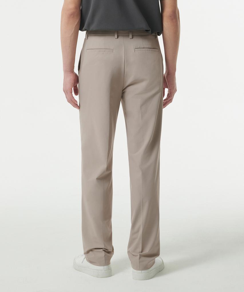 MUSINSA STANDARD Sporty Straight Slacks [Light Beige]