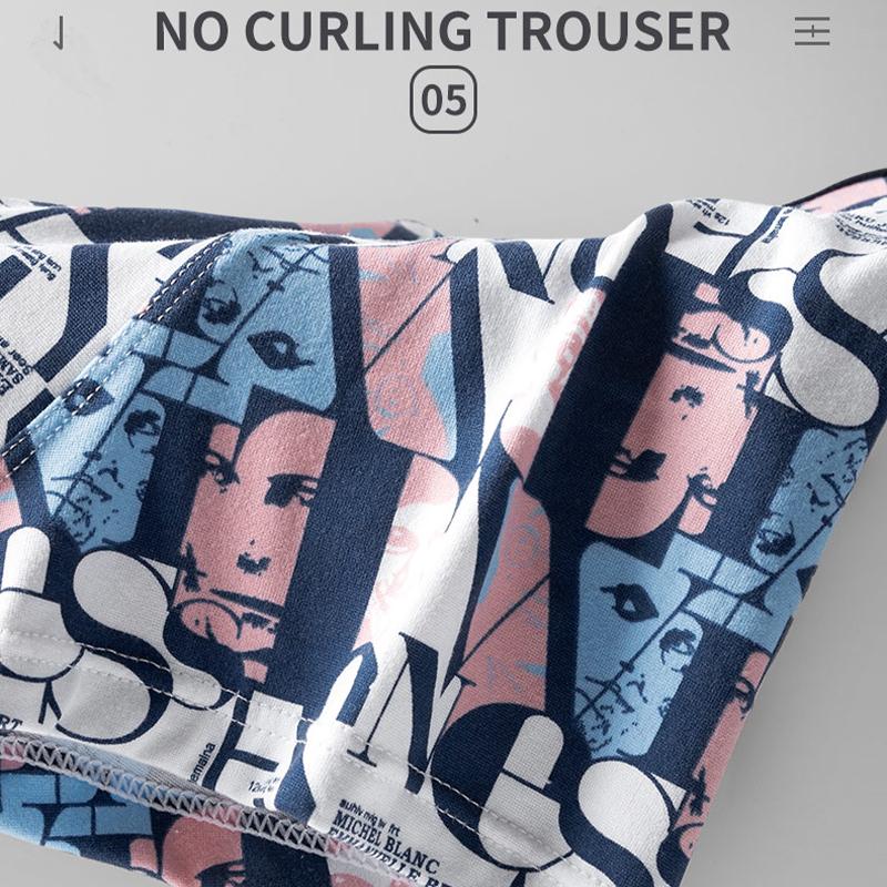 MiiOW 3 шт. мужское нижнее белье боксеры мужские удобные полиэстеровая внутренняя одежда сексуальные мужские трусы боксеры шорты мужские принт