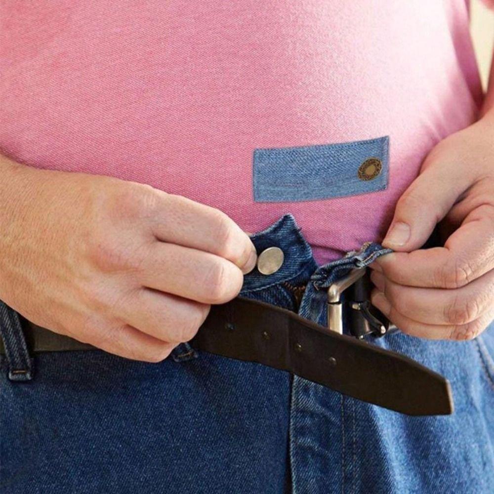 Denim Clothe Waisband Extender Flexible Button Extenders Comfortable Extension Buckle Unisex