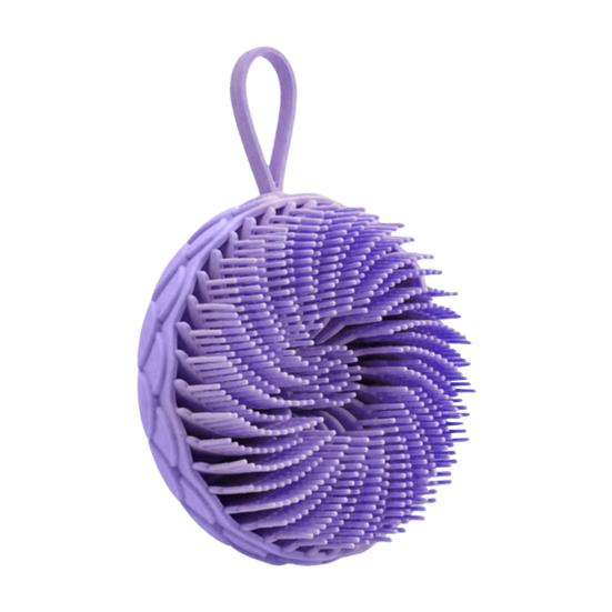 Силиконовая щетка для ванны, двусторонняя, с мягкой щетиной, для глубокого очищения, многофункциональная душевая щетка