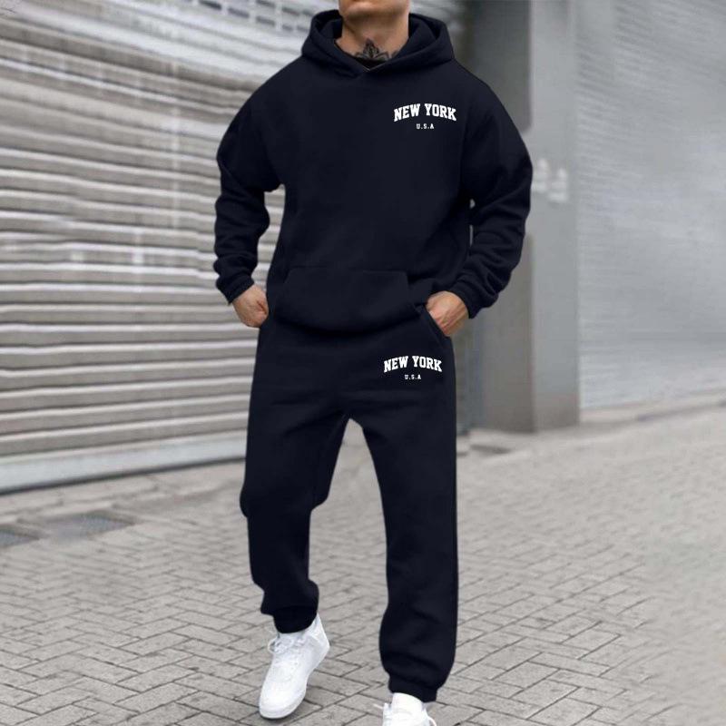 Модный unisex комплект из худи с начесом