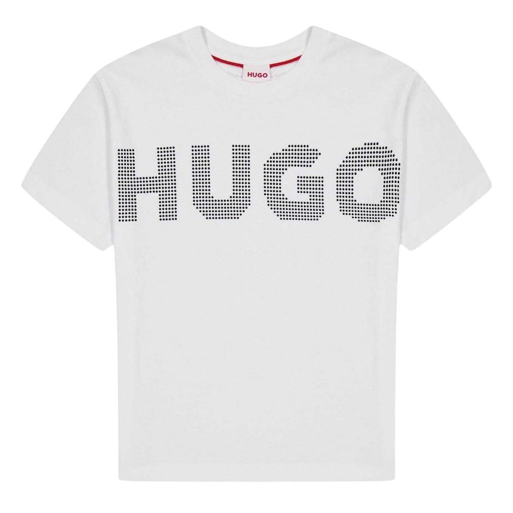 Hugo Childrens/Kids Logo Embellished T-Shirt