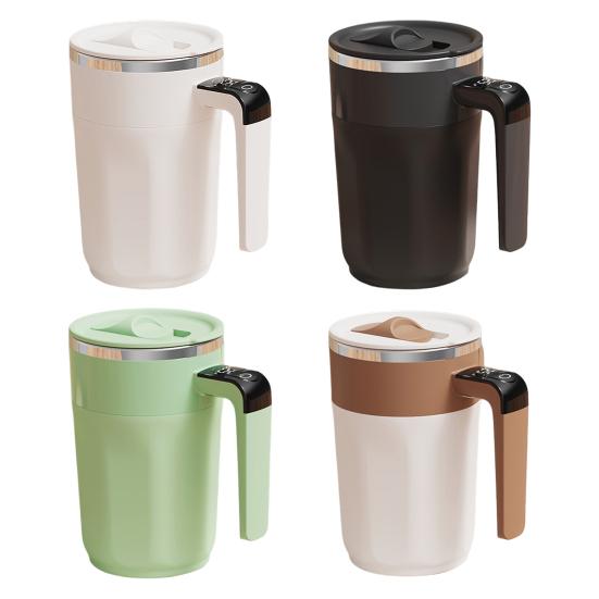 Магнитная электрическая кофейная кружка Магнитная саморазмешивающаяся кружка из нержавеющей стали для путешествий