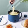 Cooker Hot Pot Electric Dual Power Noodle Cooker, Boil Dry Protection, Nonstick,