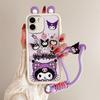 Keysion 3d Cartoon Cute Ear Case For Redmi A2 A1 With Bracelet Soft Silicone Shockproof Phone Cover For Xiaomi Redmi A1 A2