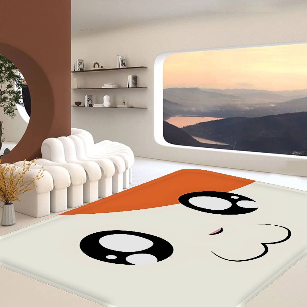 Cartoon Cute Hamtaro Hallway Carpet Washable Non-Slip Living Room Sofa Chairs Area Mat Kitchen Doormat Area Rug