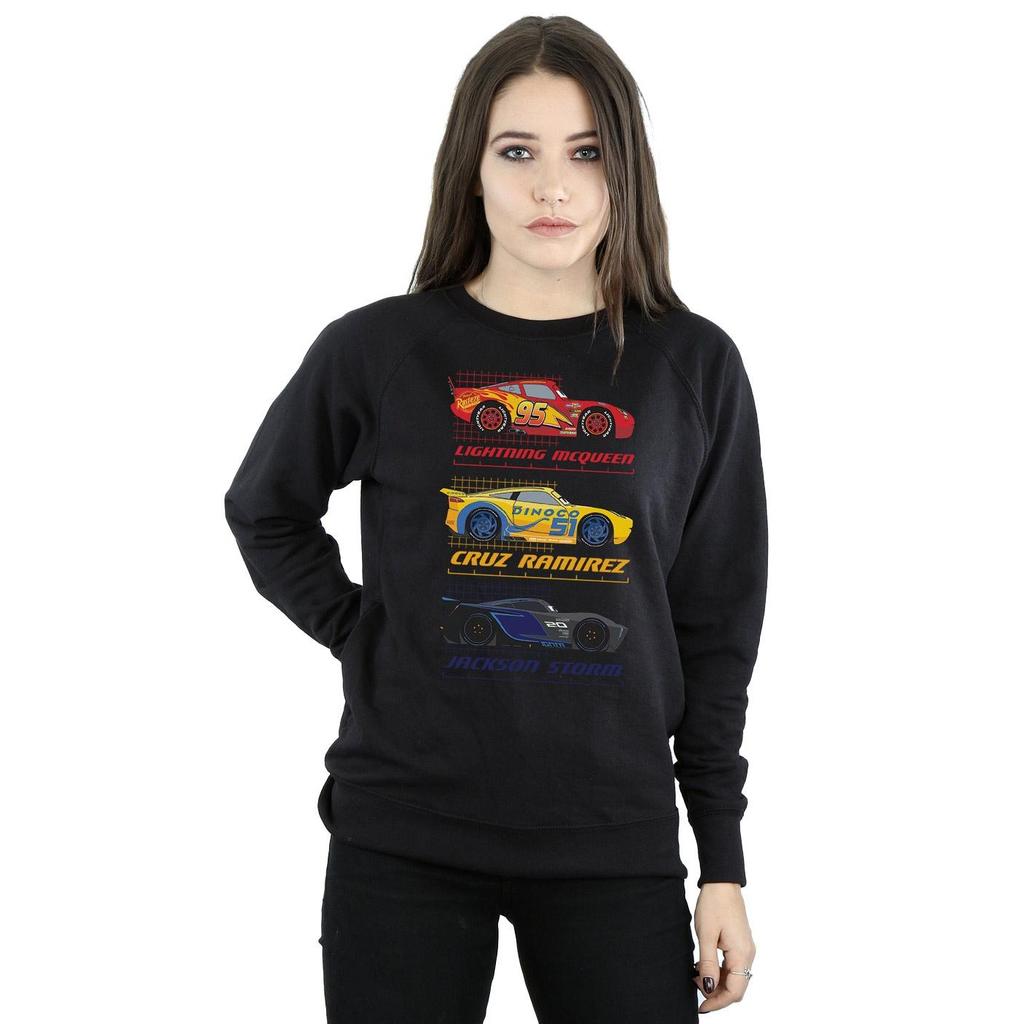 Disney Womens/Ladies Cars Racer Profile Sweatshirt