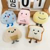 Plush Cartoon Bread Dolls Fabric Accessories Bags Backpacks Hanging Decorations Handmade DIY Materials Accessories Backpacks Plush Pendants Brooches