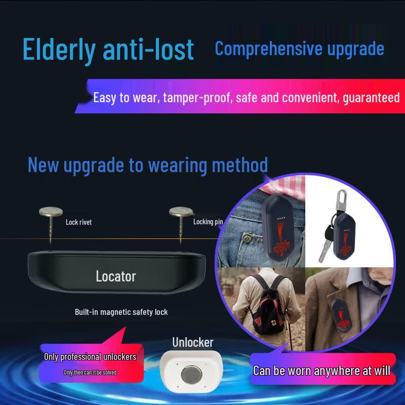 Newsmy N50-Q8 GPS Anti-Loss Tracker for Elderly & Children