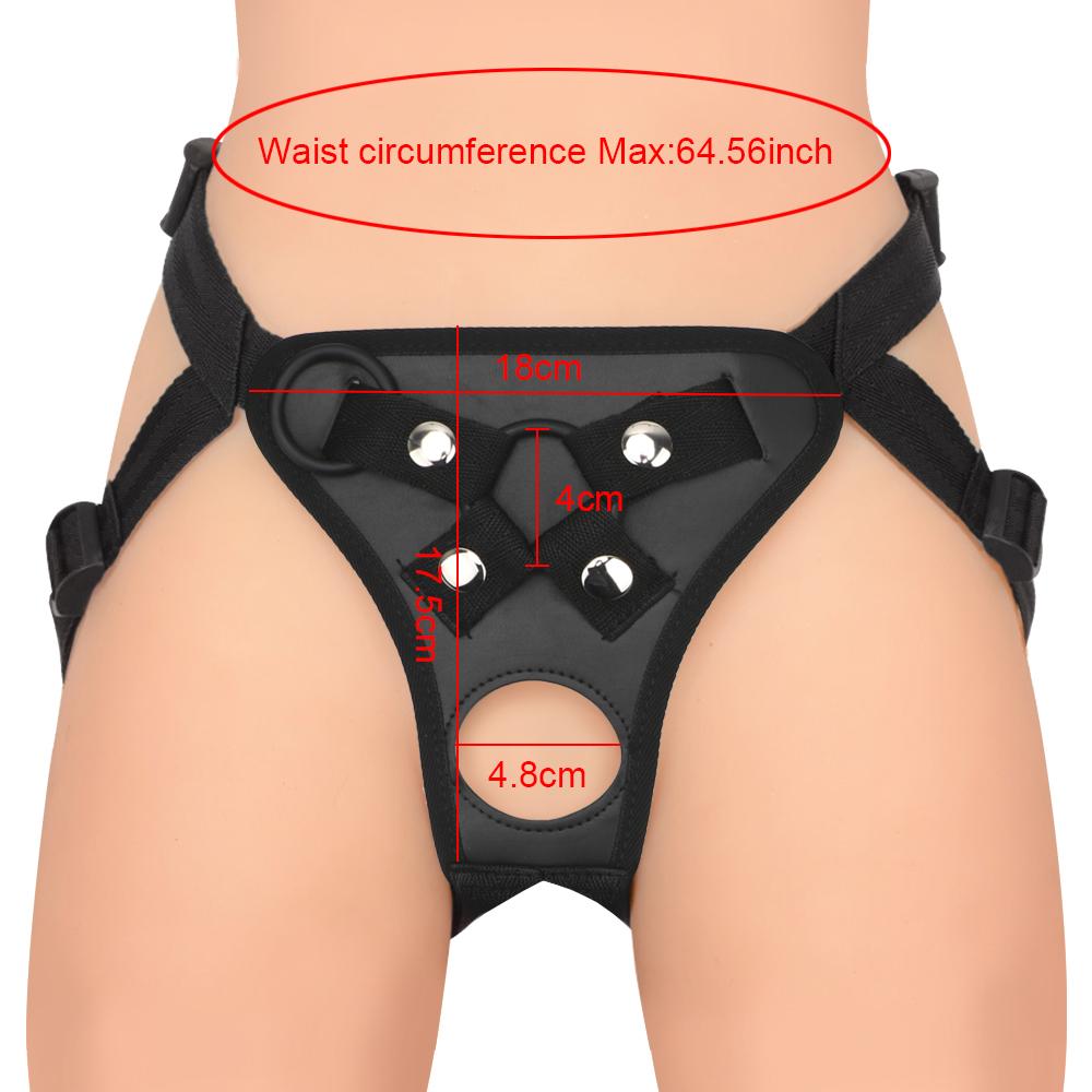 Adjustable Harness Belt With Rings Erotic Costumes Adult Games Sex Toys for Men Penis Panties Strap On Dildos Pants Strapon Realistic Dildo Pants