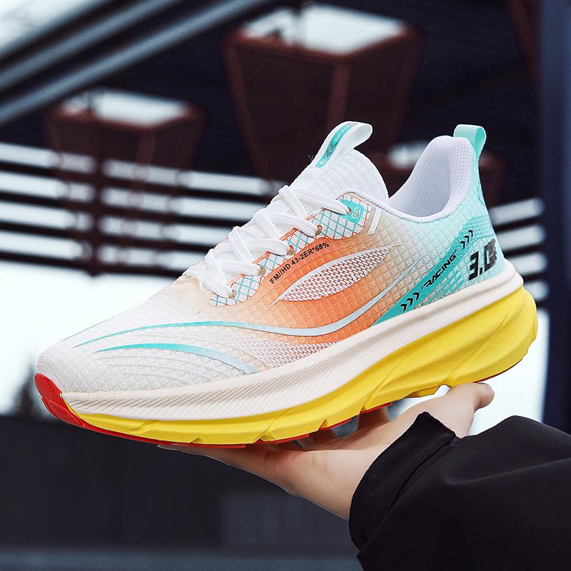 Новые летние и осенние ультралегкие кроссовки для бега спортивная обувь дышащая амортизирующая мягкая подошва студенческие кроссовки легкие кроссовки для бега мужские