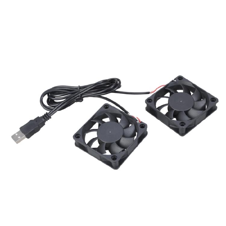 Router Cooling Fan PC Cooling TV Box Wireless Quiet 5V USB Power 60mm Fan Protective Net for Router Modem TV Box