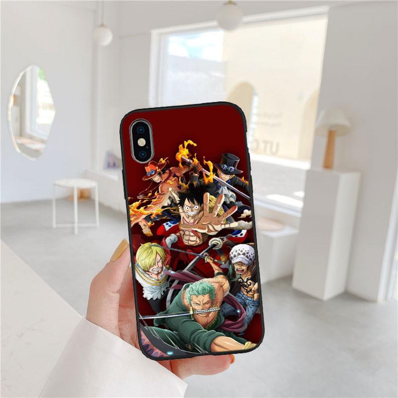 Anime One Piece Soft Shell Phone Case for Xiaomi Poco C40 C50 C51 C55 C65 C71 C75 F3 F5 F6 F7 M2 M3 Pro Ultra
