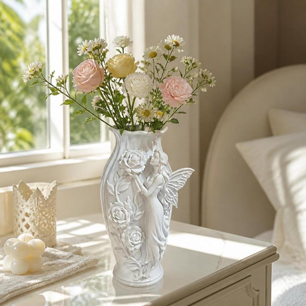 Minimalist Rose Fairy Vase 3D Printing Floral Display Container Table Centerpiece