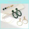 Elegant Alloy Geometric Drop Earrings Simple Plated Womens Fashion Jewelry