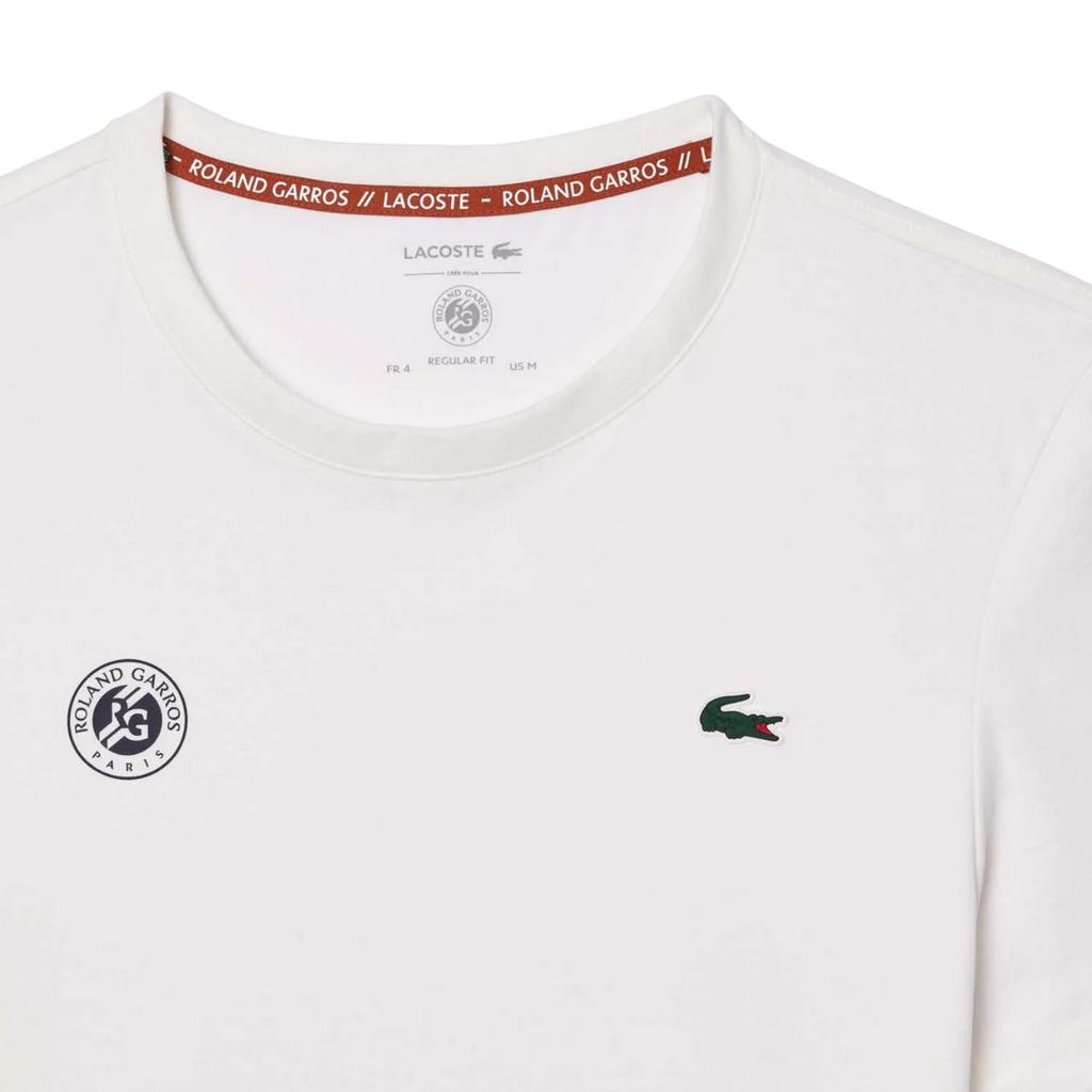 Lacoste Mens Roland-Garros Ultra Dry Tennis T-Shirt