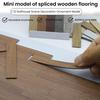 20Pcs Mini Doll Houses Wood Flooring Self-Adhesive Baby House Floor Boards for Doll Houses Accessories Realistic Texture DIY Doll House Decoration