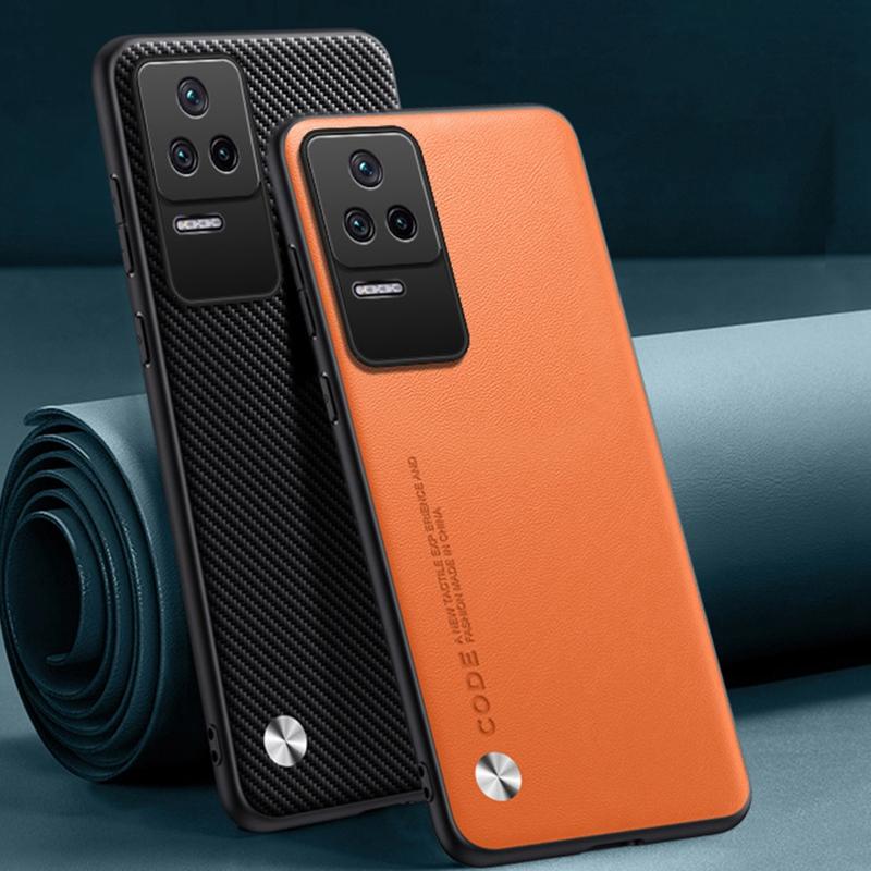 Роскошный чехол из искусственной кожи для Xiaomi Poco F4, матовый чехол, силиконовый противоударный защитный чехол для телефона Redmi K40S K50 Pro Coque