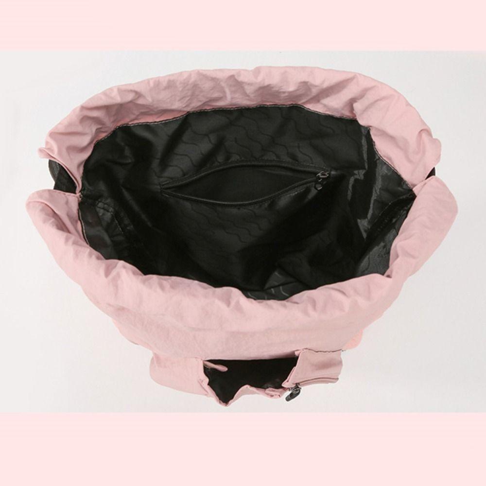 With Shoes Pocket Badminton Sports Bag Drawstring Fitness Bag  Exercise Gym Equipment