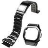 MOD Kit Metal Watch Bezel 316 Stainless Steel Compatible with Casio and Case, Band, Strap, Bracelet, G-SHOCK Men's DW-H5600 (Black Set)