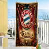 Bayern Munich Fan Artwork Customize Your Name Beach Towel Super Soft & Absorbent Portable for SwimmingBeachCamping Travel Beach AccessoriesGym