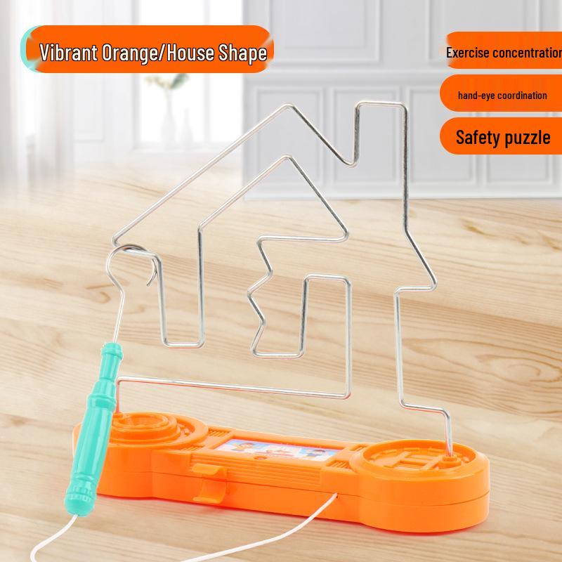 Детский электрический лабиринт из проволоки - Игра для раннего развития и тренировки концентрации
