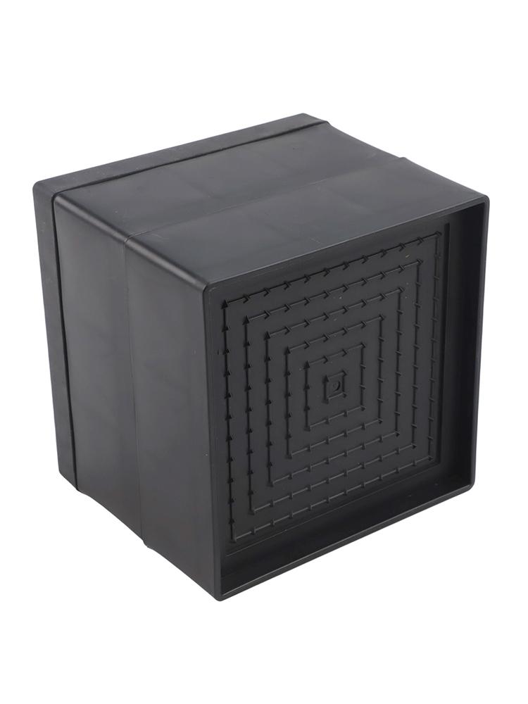 Черный цвет Накладки на ножки стула Штабелируемые подставки Гибкое штабелирование