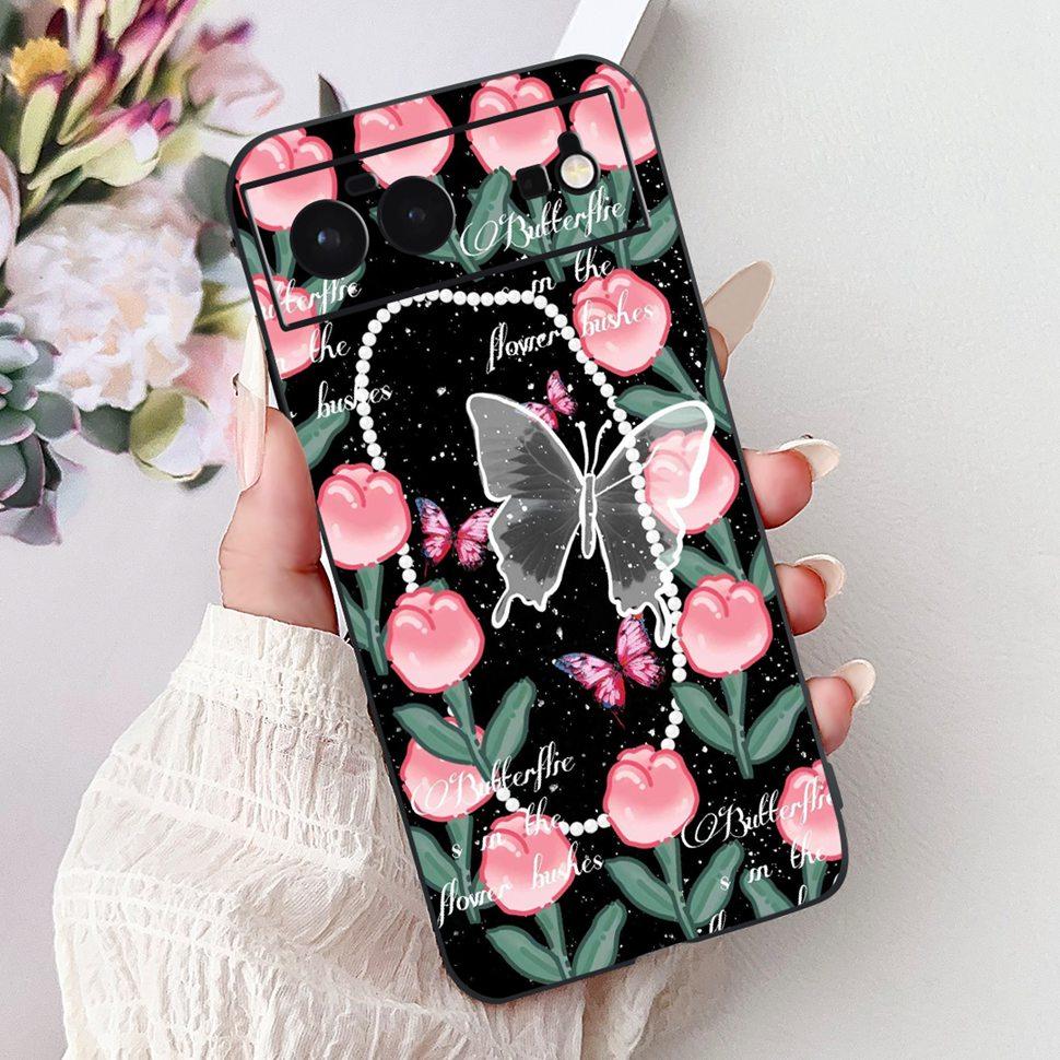 For Google Pixel 6 Case Cute Animals Soft Silicone Phone Cases For Google Pixel 6 Pixel6 Coque Ultra-thin TPU Back Cover Housing