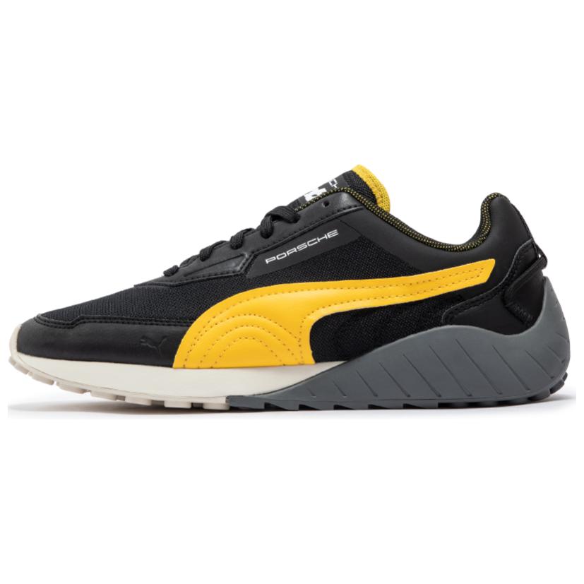 Puma Porsche Design Series Racing Trend Low-Top Lifestyle Shoes Unisex Sneakers Black Yellow 308821-01