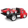 Maisto 1/64 Scale Muscle Machines Muscle Transporter Diecast Model Car (1950 Ford COE / 1965 Shelby Daytona Coupe - Red 11554)