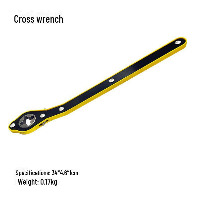 Автомобильный домкрат с трещоткой: Инструмент для снятия шин ножничного типа, облегчающий труд