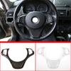 Для BMW X3 E83 2006-2009 ABS углеродное волокно Цвет стайлинга автомобилей рулевое колесо накладка наклейка украшение интерьера