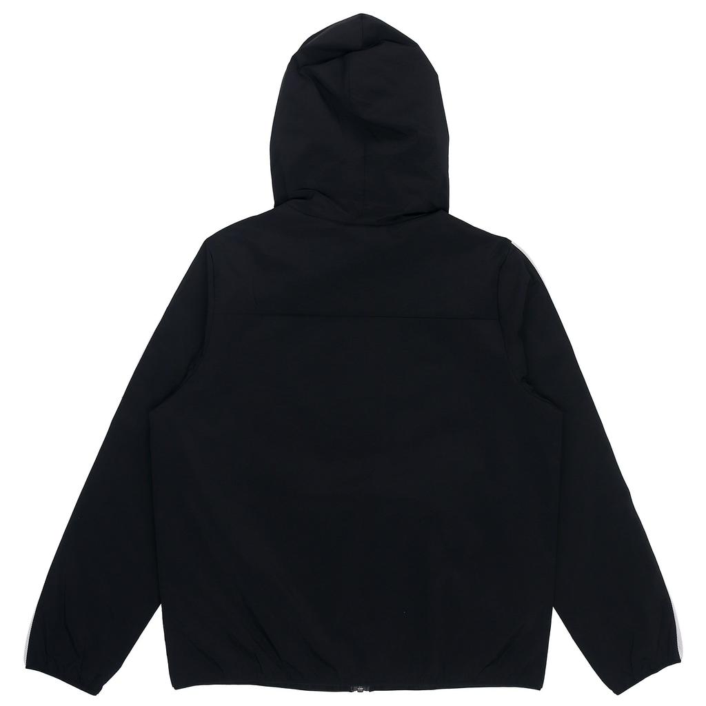 Adidas Classic Striped Woven Hooded Jacket Women Outerwear Black GQ0596