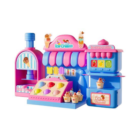57 шт. набор цветного теста машина для приготовления мороженого игровой домик игрушки для детей возраст 45359