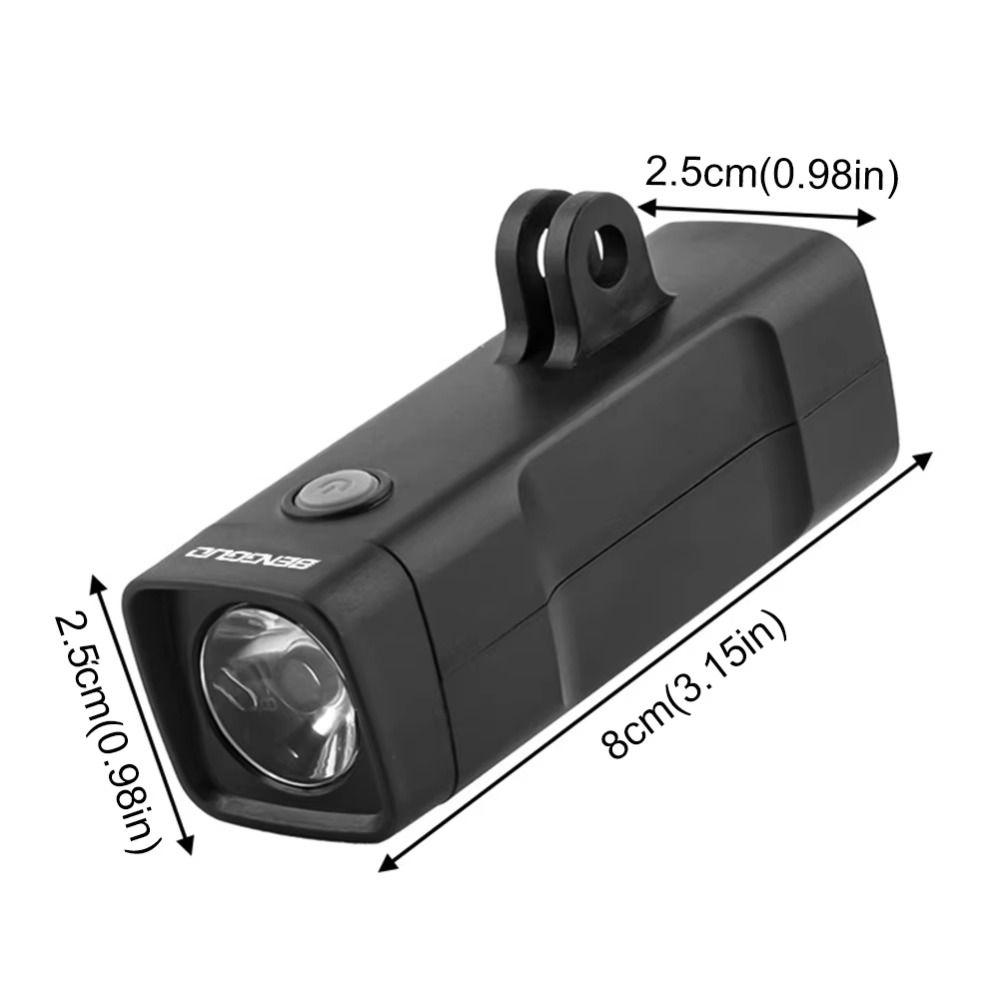 Portable Rechargeable Bike Headlight LED Ultra Bright Bicycle Lamp USB Easy Installation Flashlight for Outdoor Riding2