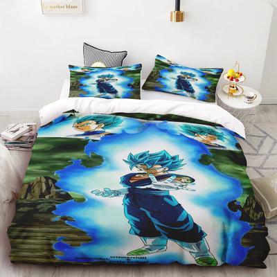 Постельное белье с Готэмом из Dragon BallZ Комплект пододеяльника Super Saiyan Постельное белье Покрывало для детей Подростков Лучшие Подарки Декор спальни размера Queen King