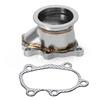 VR RACING- Stainless Steel Adapter for T25 T28 GT25 GT28 2.5" 63mm V-band Clamp Flange Turbo Down Pipe Adapter VR4833