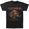 Men's Iron Maiden Book Of Souls Eddie Circle Slim Fit T-shirt  Black